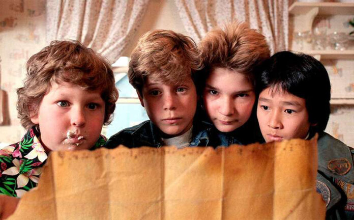 Goonies e o mapa do tesouro