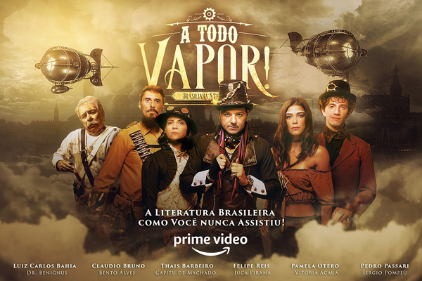 Poster oficial da Série A Todo Vapor