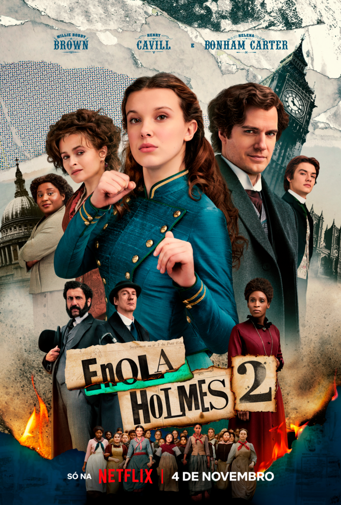 Enola Holmes 2 Estreia na Netflix em 4 de novembro de 2022