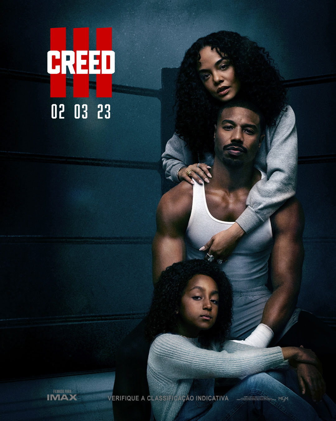 Creed III, terceiro filme aclamado da franquia de sucesso, tem previsão de estreia nos cinemas brasileiros em 2 de março de 2023.